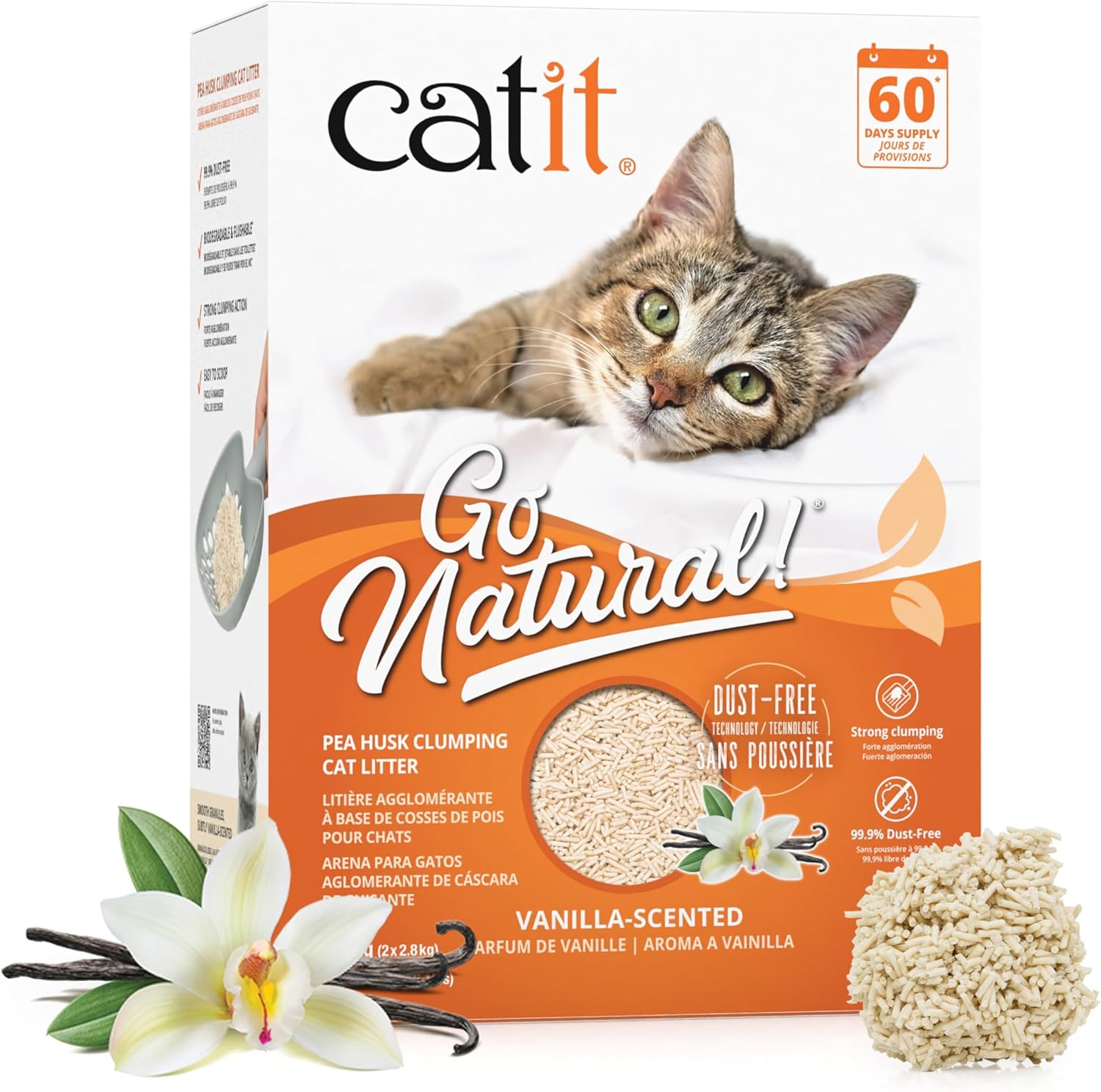 Cat litter for indoor litter trays