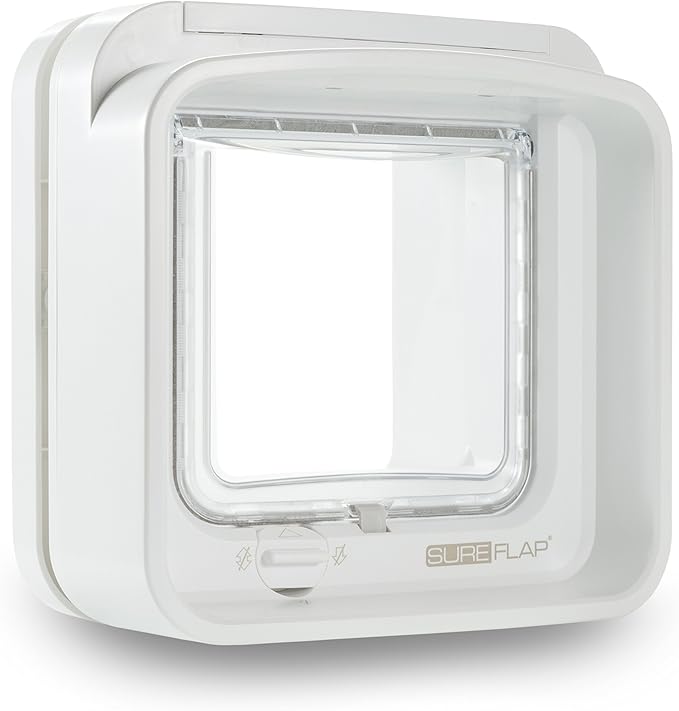 SureFlap DualScan Microchip Cat Flap - White